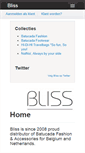 Mobile Screenshot of bliss-products.be