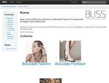 Tablet Screenshot of bliss-products.be